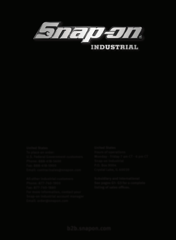 Snap-on CAT1600i Industrial Catalog