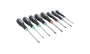 ERGO™ Screwdrivers with Rigged Rubber Grip & Colour ID