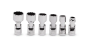 Shallow Universal, Inches, Chrome (1/4" Universal)