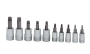 TORX®/Tamper-Resistant, Chrome (1/4")