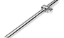 Sliding T-Handles, Chrome (3/8")