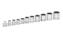 Flank Drive® Xtra Shallow, Inches, Chrome