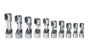 Flare Nut (Flank Drive®), mm, Chrome