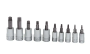 TORX®/Tamper-Resistant, Chrome (3/8")