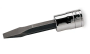 Flat Tip/ Standard, Chrome (3/8")