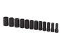 Semi-Deep, mm (3/8" Impact)