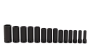 Deep, mm (3/8" Impact)