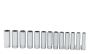 Deep, mm, Chrome (1/2")