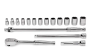 6-Point, Inches, Chrome 1/2" Drive