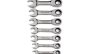 Ratcheting Combination/Short Handle, 0° Offset, inches