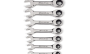 Ratcheting Combination/Short Handle, 0° Offset, mm