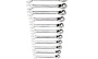 Ratcheting Combination/Standard Handle, 15° Offset, mm (Blue-Point®)