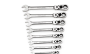Flex Head Ratcheting Combination/Standard Handle, 15° Offset, inches (Blue-Point®)
