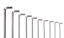Hex/Long, inches, Zinc