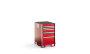 KSNB051AA Series 5-Drawer Narrow Bench Stationary Storage (22-1/2")