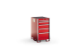KSNT051AA Series 5-Drawer Narrow Tall Bench Stationary Storage (22-1/2")