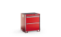 KSPT031AA Series Three-Drawer Standard Plus Tall Bench Stationary Storage (35-5/8")