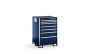 KSSC071AA Series 7-Drawer Counter Height Stationary Storage (30")