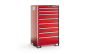 KSPE081AA Series Eight-Drawer Standard Plus Standing Eye Level Stationary Storage (35-5/8")