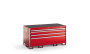 KSDD041AA Series 4-Drawer Double Wide Desk Stationary Storage (60")