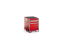 KSND032AA Series 3-Drawer Narrow Desk Stationary Storage (22-1/2")