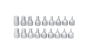 Hex/Stubby, mm, Chrome (Blue-Point®) (1/4")