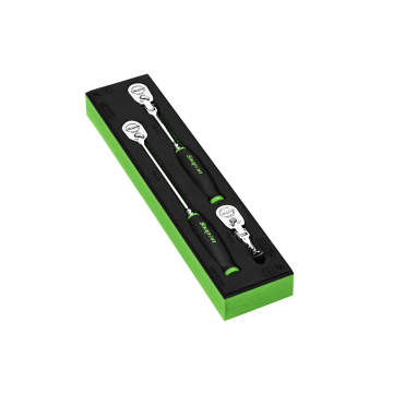 Snap-on 3件式 兩分 1/4" PRO-FI™ 棘輪扳手 軟握把 工具組 (綠色)