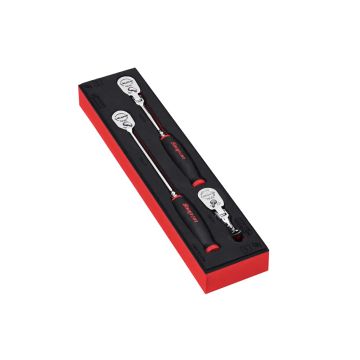 Snap-on 3件式 兩分 1/4" PRO-FI™ 棘輪扳手 軟握把 工具組 (紅色)