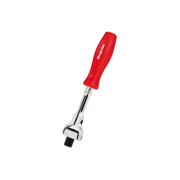 Snap-on 兩分 1/4" Dual 80® Technology 專利80齒 六角 螺絲起子棘輪扳手 圓形賓士頭 硬握把 (紅色)