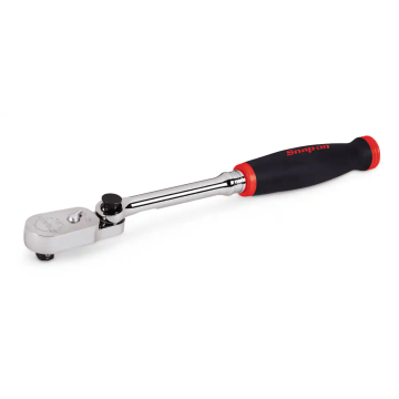 Snap-on 三分 3/8" Dual 80® Technology 專利80齒 側向搖頭棘輪扳手 軟握把(紅色)