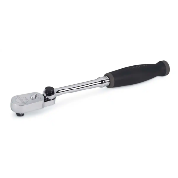 Snap-on 三分 3/8" Dual 80® Technology 專利80齒 側向搖頭棘輪扳手 軟握把(深灰)