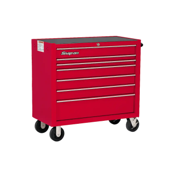 Snap-on 40" 經典款 7抽工具車 寬型 紅色 圓角
