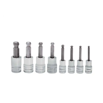Snap-on 8件式 SAE 六角球型起子頭標準套筒組 (1/8-3/8")