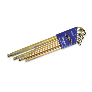 Snap-on 9件組公制 L 型雙球扳手套件（1.5–10 mm）