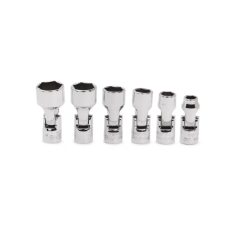 Snap-on 6件式 1/4" 6角 SAE Flank Drive® 萬向短套筒組