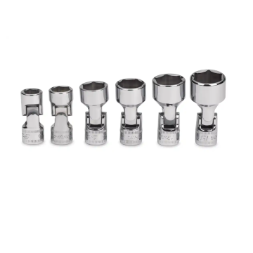 Snap-on 6件式 1/4" 6角 Flank Drive® 萬向短套筒組