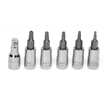 Snap-on 6件式 TORX Plus® 防篡改起子套筒&延長套件組 (8IP, 10IP, 15IP, 20IP, 25IP)