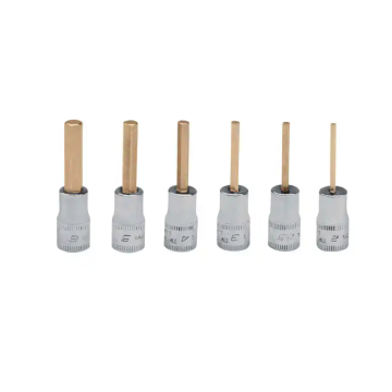 Snap-on 6件式 1/4" 6角 標準起子套筒組 (2-6 mm)