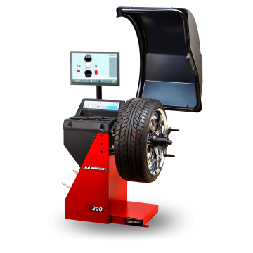 美國 JohnBean B200S 具備2D SAPE的影像式車輪平衡機