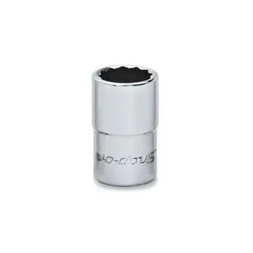Snap-on 1/4" 二分 12角 SAE Flank Drive® 短套筒 3/8"