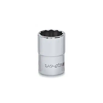 Snap-on 1/4" 二分 12角 SAE Flank Drive® 短套筒 7/16"