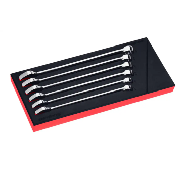Snap-on 6 件式 12角  Flank Drive® Plus 梅開扳手套組 附 PRO-FI™ 收納泡棉  (20–25 mm)