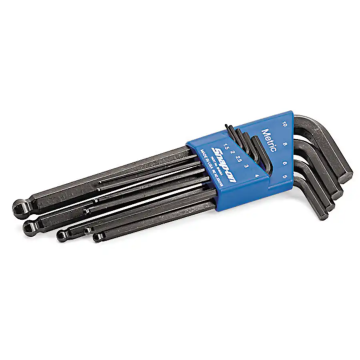 Snap-on 9件式 公制 L型球頭六角扳手組 (1.5–10mm)