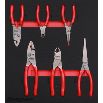 Snap-on 6件式 多功能鉗子泡棉套組