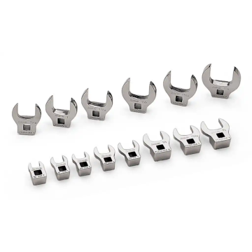 Snap-on 14件式 3/8" SAE 開口爪型扳手套組 (7/16-1-1/4")