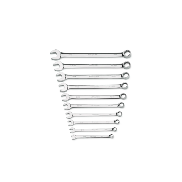 Snap-on 10件式 12角 SAE Flank Drive® 組合扳手套組 (5/16" & 3/8–7/8")