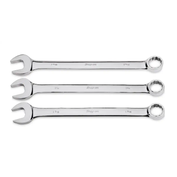 Snap-on 3件式 12角 SAE Flank Drive® 組合扳手套組 (1-3/16–1-5/16")