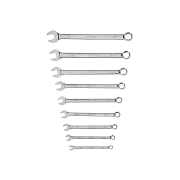 Snap-on 9件式 12角 SAE Flank Drive® 組合扳手套組（3/8–7/8'）