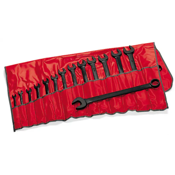 Snap-on 14件式 12角 SAE Flank Drive® 組合扳手套組 (3/8–1-3/16")