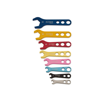 Blue-Point® 8件式 鋁製開口 AN 扳手組 (#3–#20)